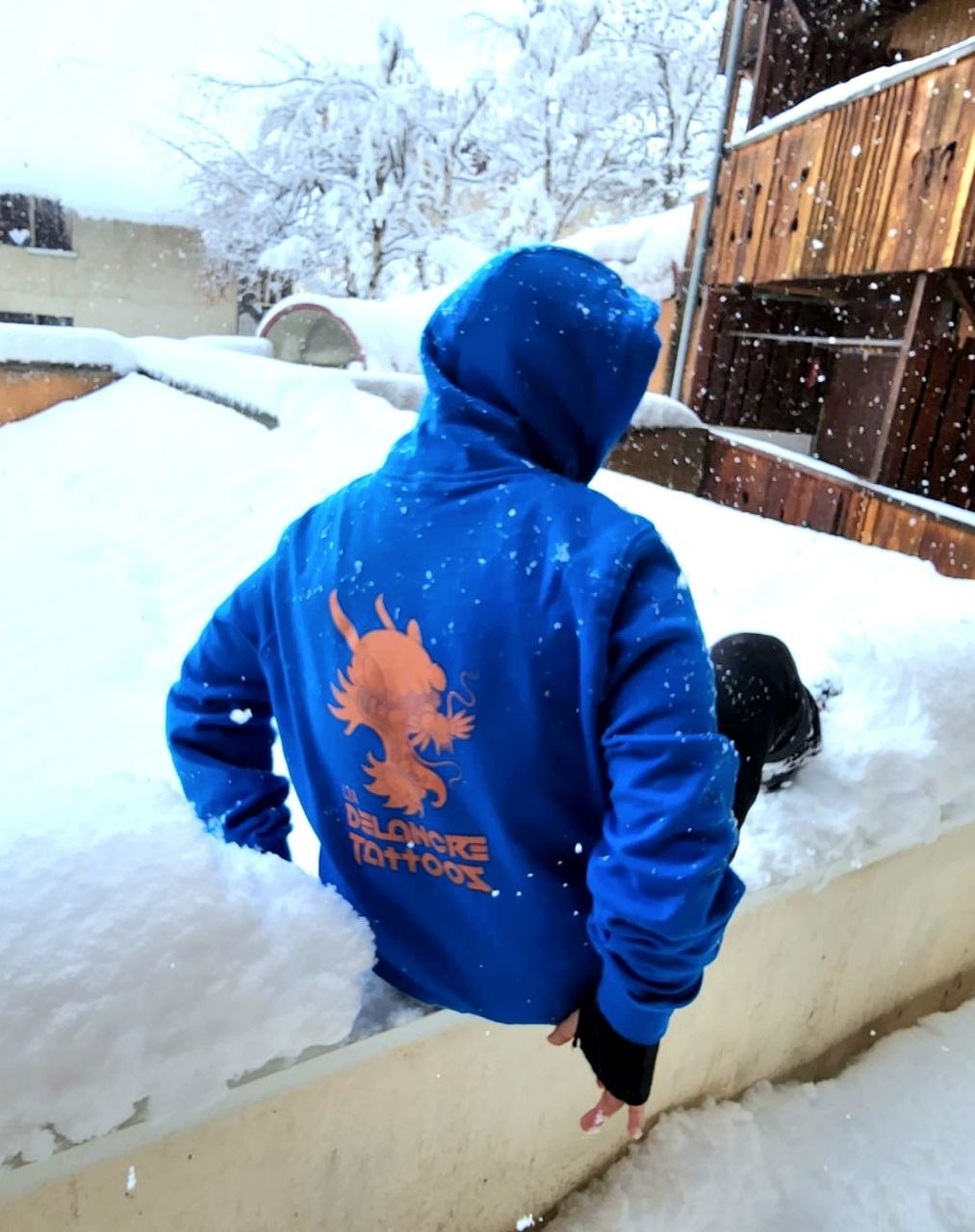 photo de mode d'un hoody Etme Delancre